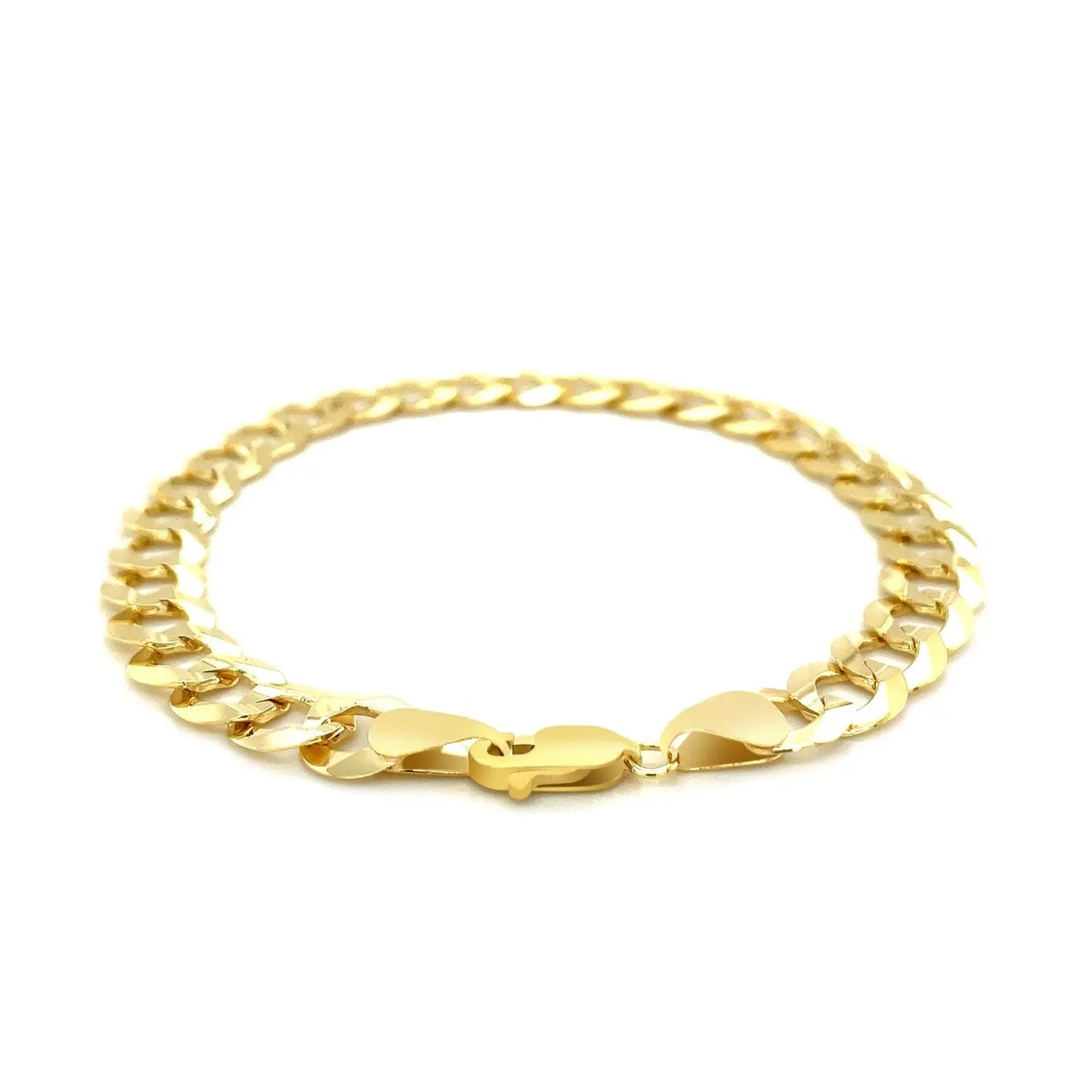 10k Yellow Gold Curb Bracelet (8.20 mm) RCJ Bracelets CELESTIA LUXE JEWELLERS