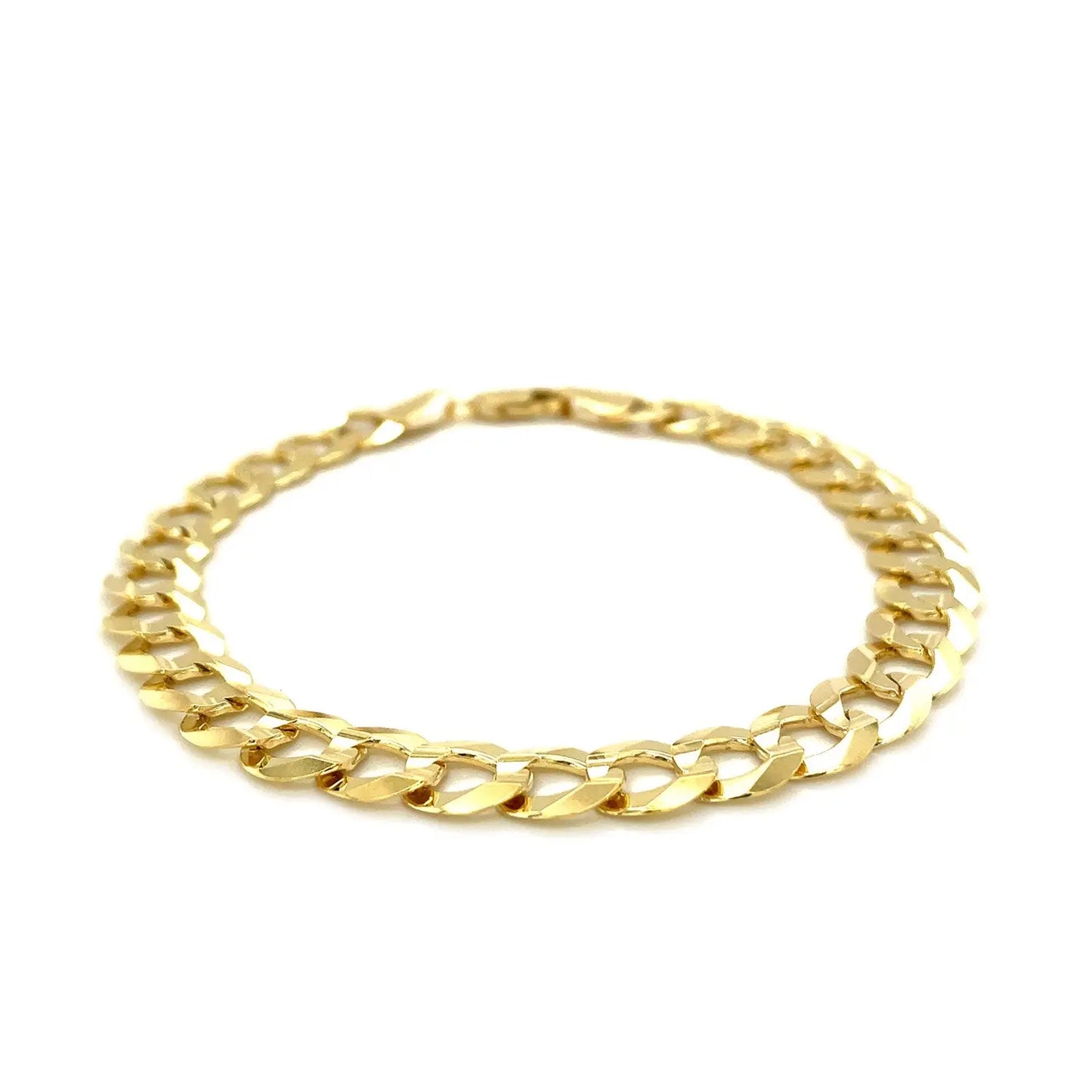 10k Yellow Gold Curb Bracelet (8.20 mm) RCJ Bracelets CELESTIA LUXE JEWELLERS