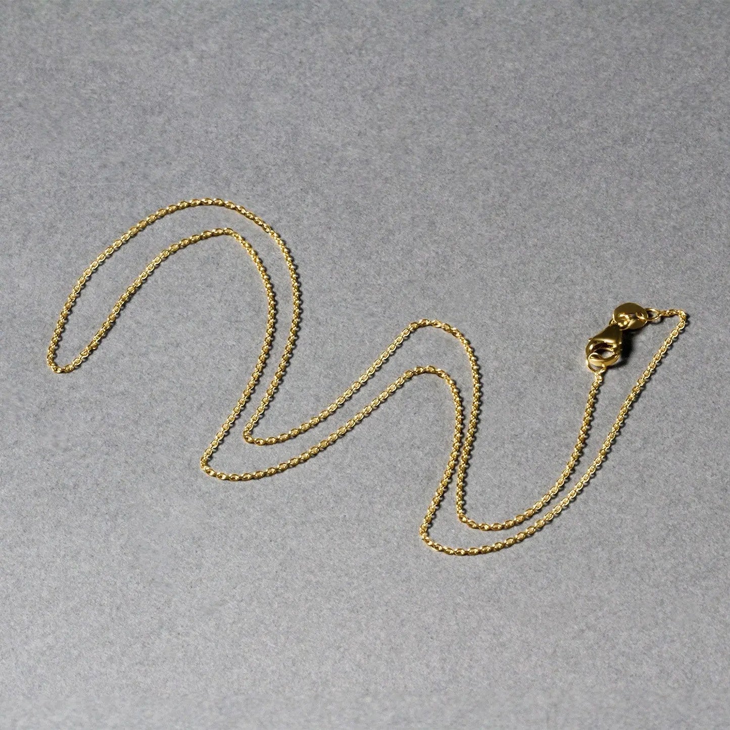 10k Yellow Gold Oval Cable Link Chain (0.97 mm) RCJ Chains CELESTIA LUXE JEWELLERS