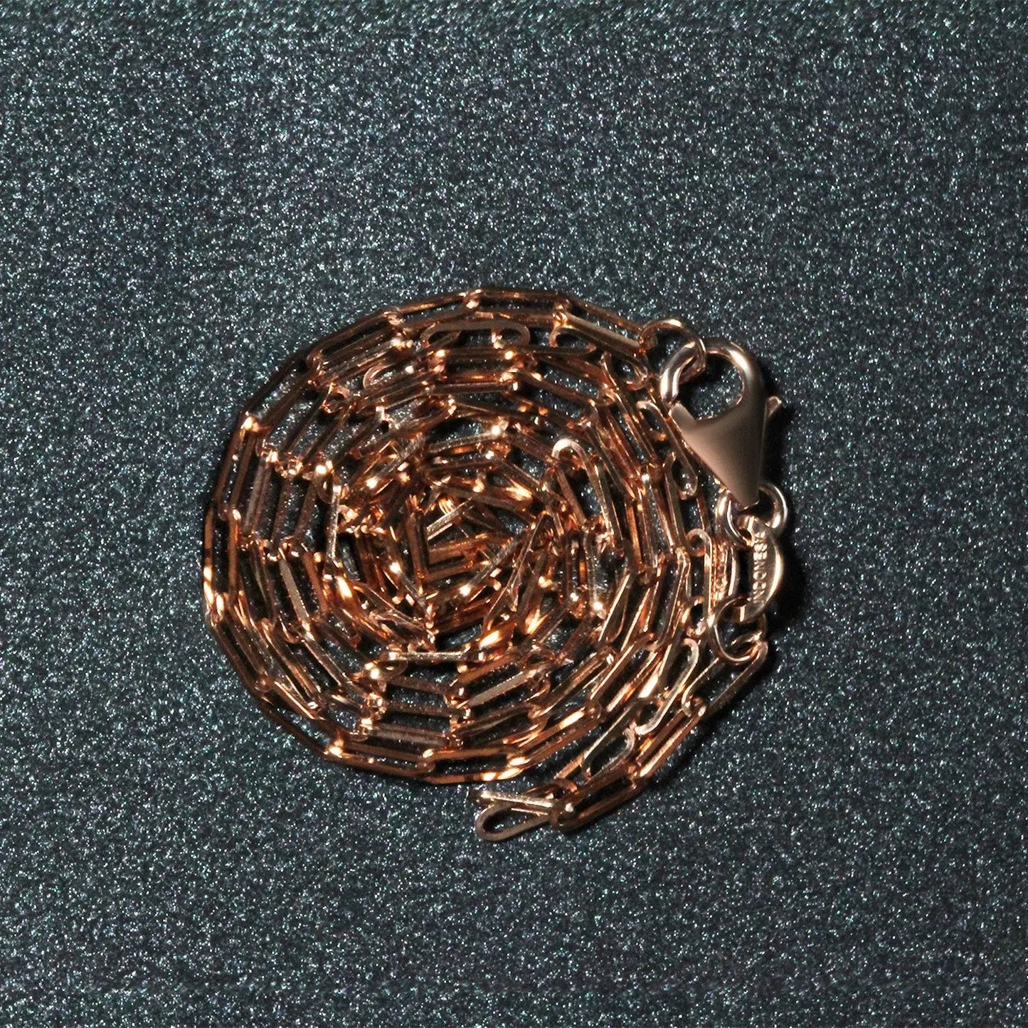 14K Rose Gold Fine Paperclip Chain (1.50 mm) RCJ Chains CELESTIA LUXE JEWELLERS
