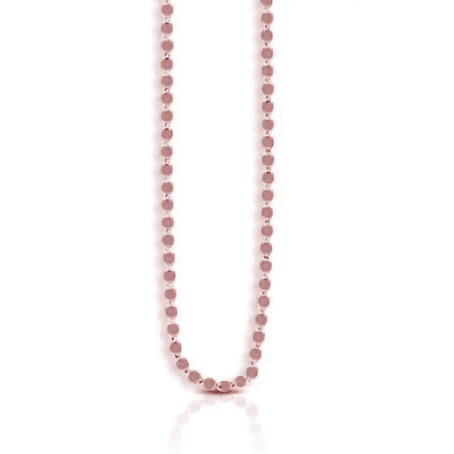 14k Rose Gold Oval Mirror Chain (2.20 mm) RCJ Chains CELESTIA LUXE JEWELLERS