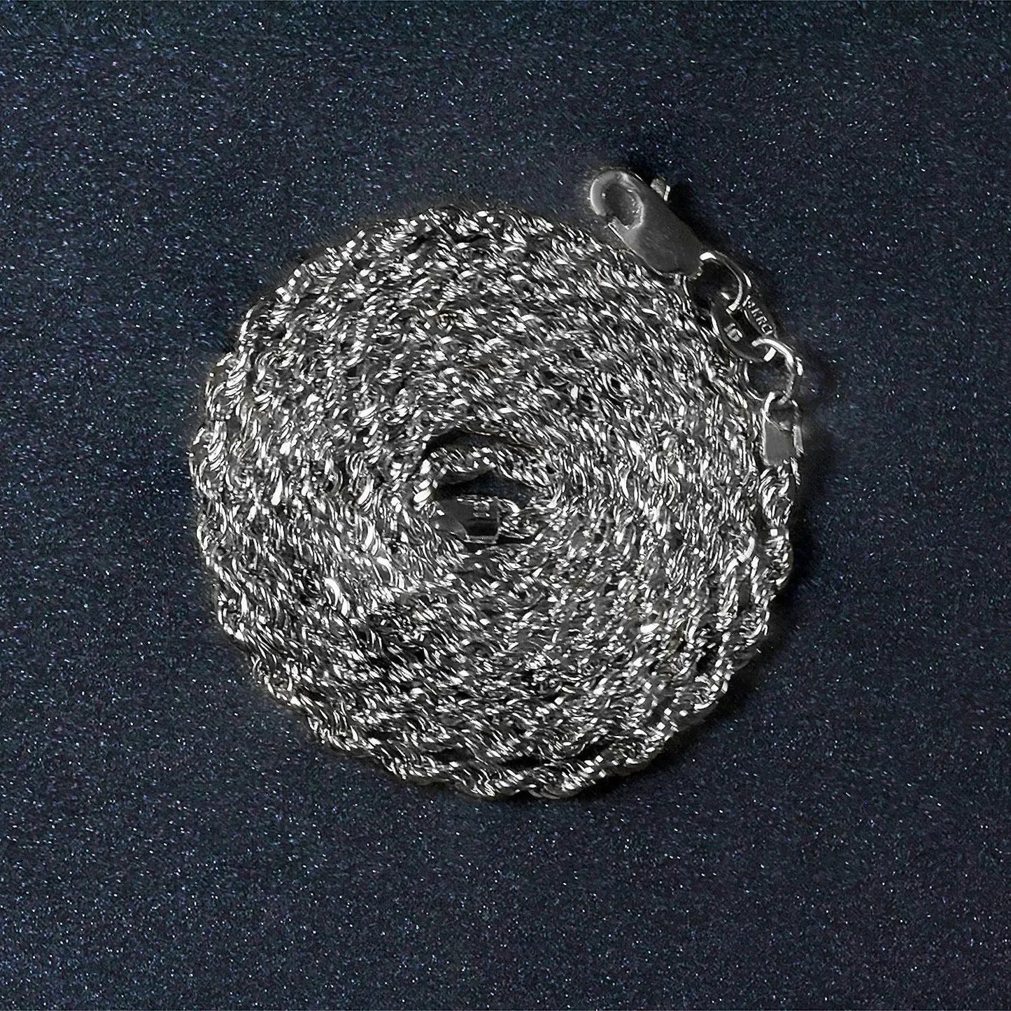 14k White Gold Light Rope Chain (2.00 mm) RCJ Chains CELESTIA LUXE JEWELLERS