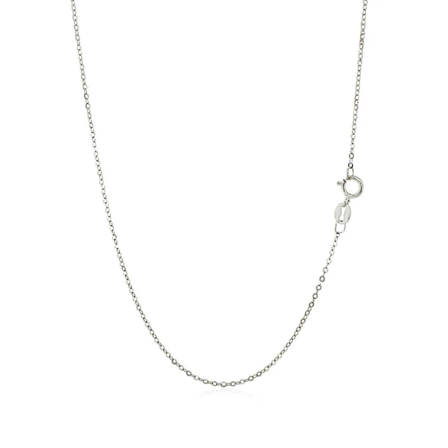 14k White Gold Polished Mini Heart Necklace RCJ Necklaces CELESTIA LUXE JEWELLERS