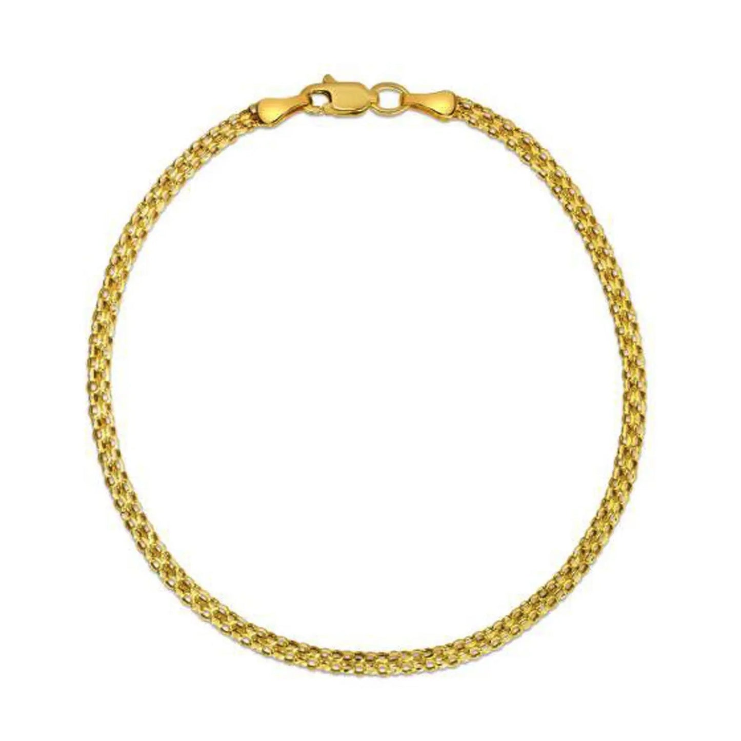 14k Yellow Gold Bismark Bracelet (2.50 mm) RCJ Bracelets CELESTIA LUXE JEWELLERS