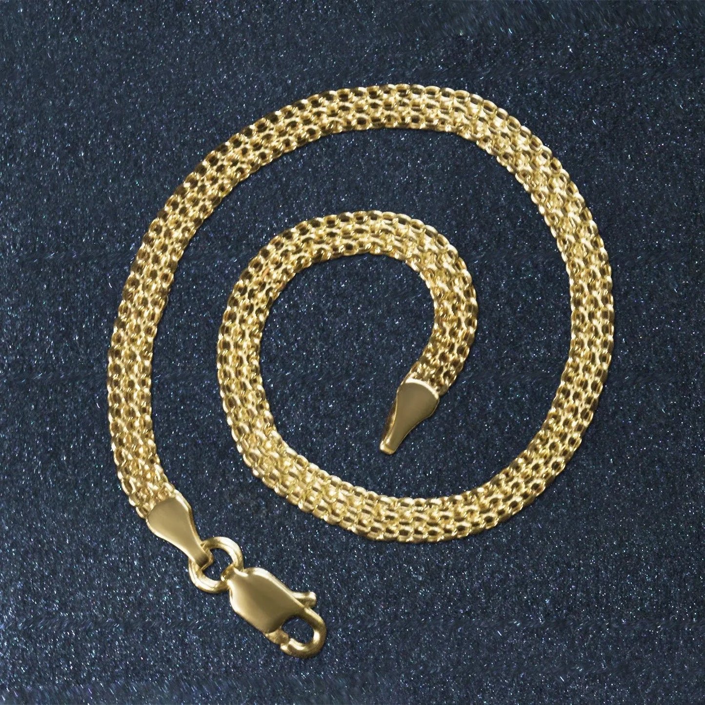 14k Yellow Gold Bismark Bracelet (3.50 mm) RCJ Bracelets CELESTIA LUXE JEWELLERS