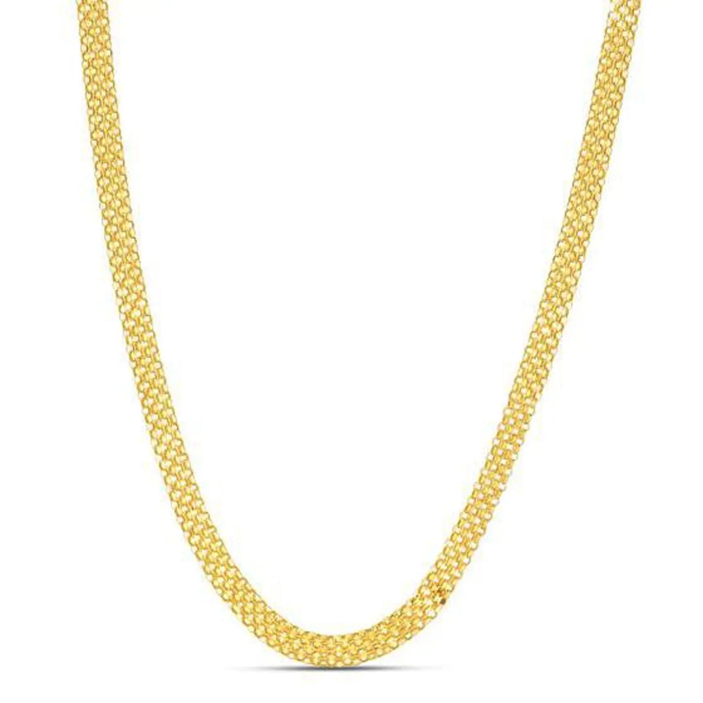 14k Yellow Gold Bismark Chain (4.70 mm) RCJ Chains CELESTIA LUXE JEWELLERS