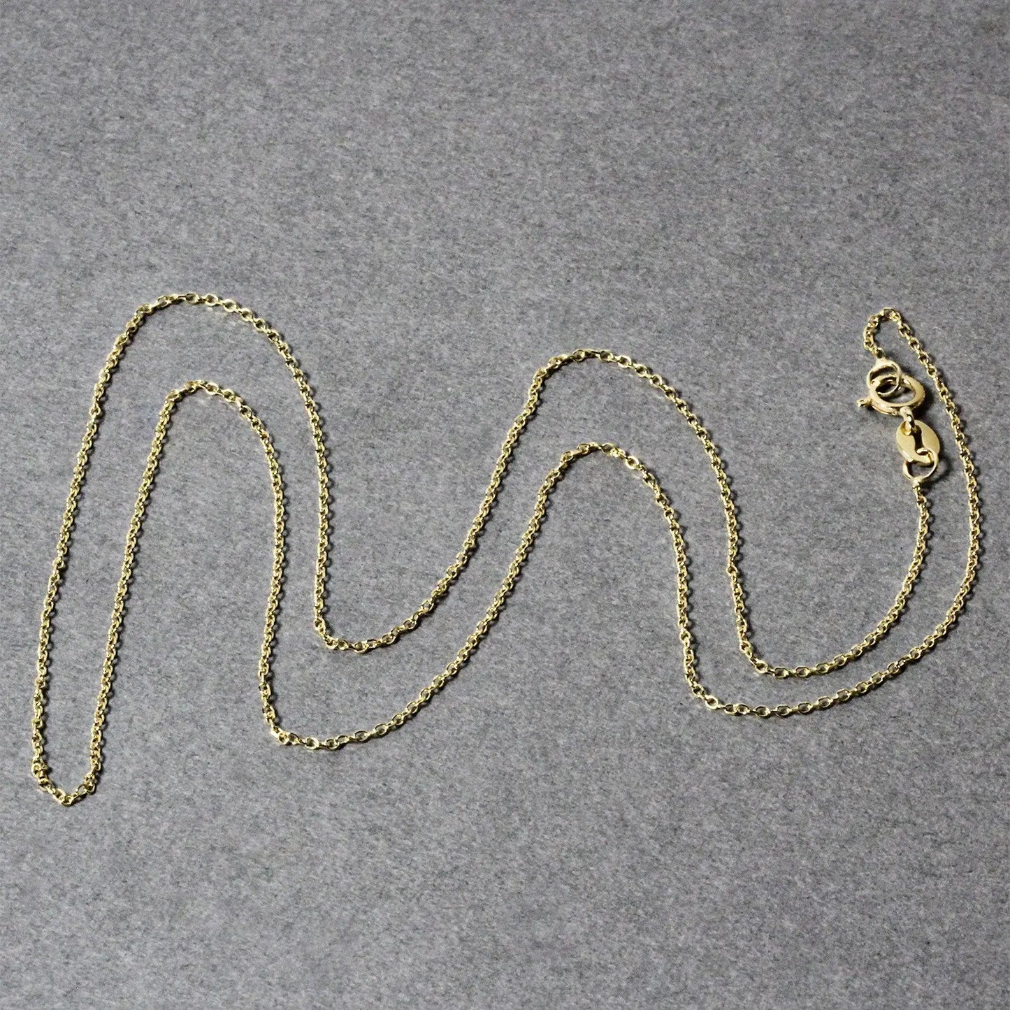 14k Yellow Gold Diamond Cut Cable Link Chain (0.87 mm) RCJ Chains CELESTIA LUXE JEWELLERS
