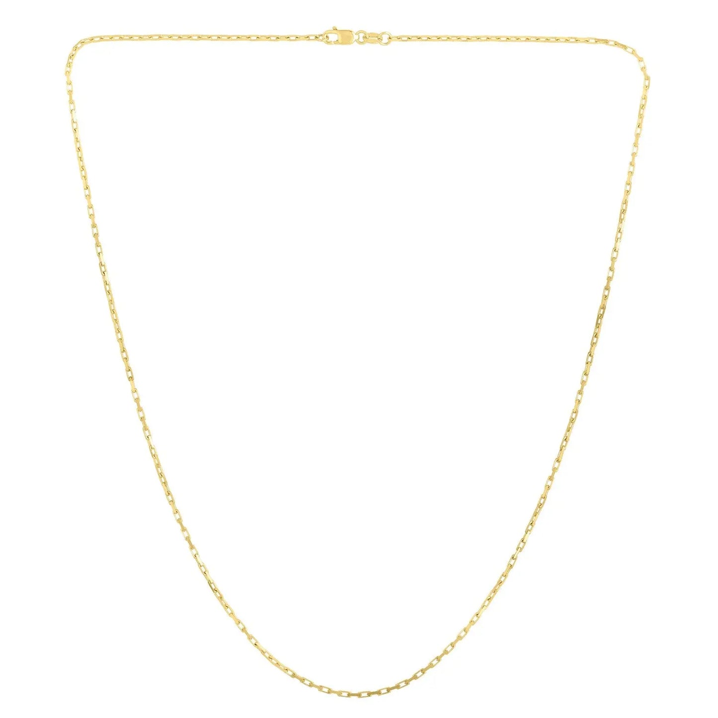 14k Yellow Gold French Cable Chain (1.3 mm) RCJ Chains CELESTIA LUXE JEWELLERS