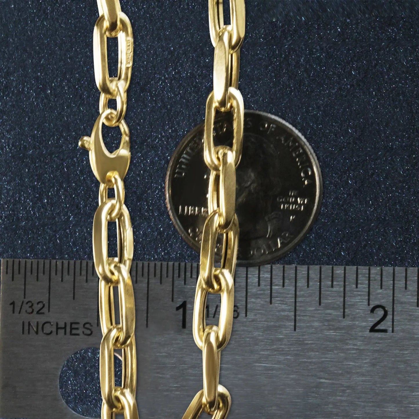 14k Yellow Gold French Cable Link Bracelet (6.00 mm) RCJ Bracelets CELESTIA LUXE JEWELLERS