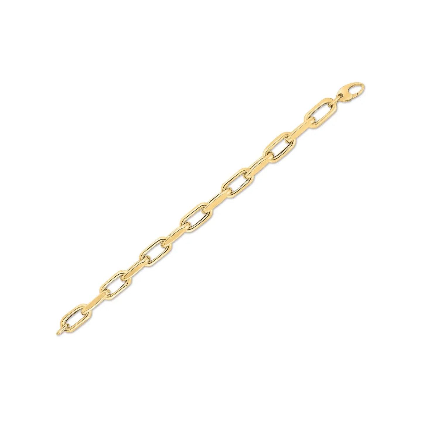 14k Yellow Gold French Cable Link Bracelet (9.00 mm) RCJ Bracelets CELESTIA LUXE JEWELLERS
