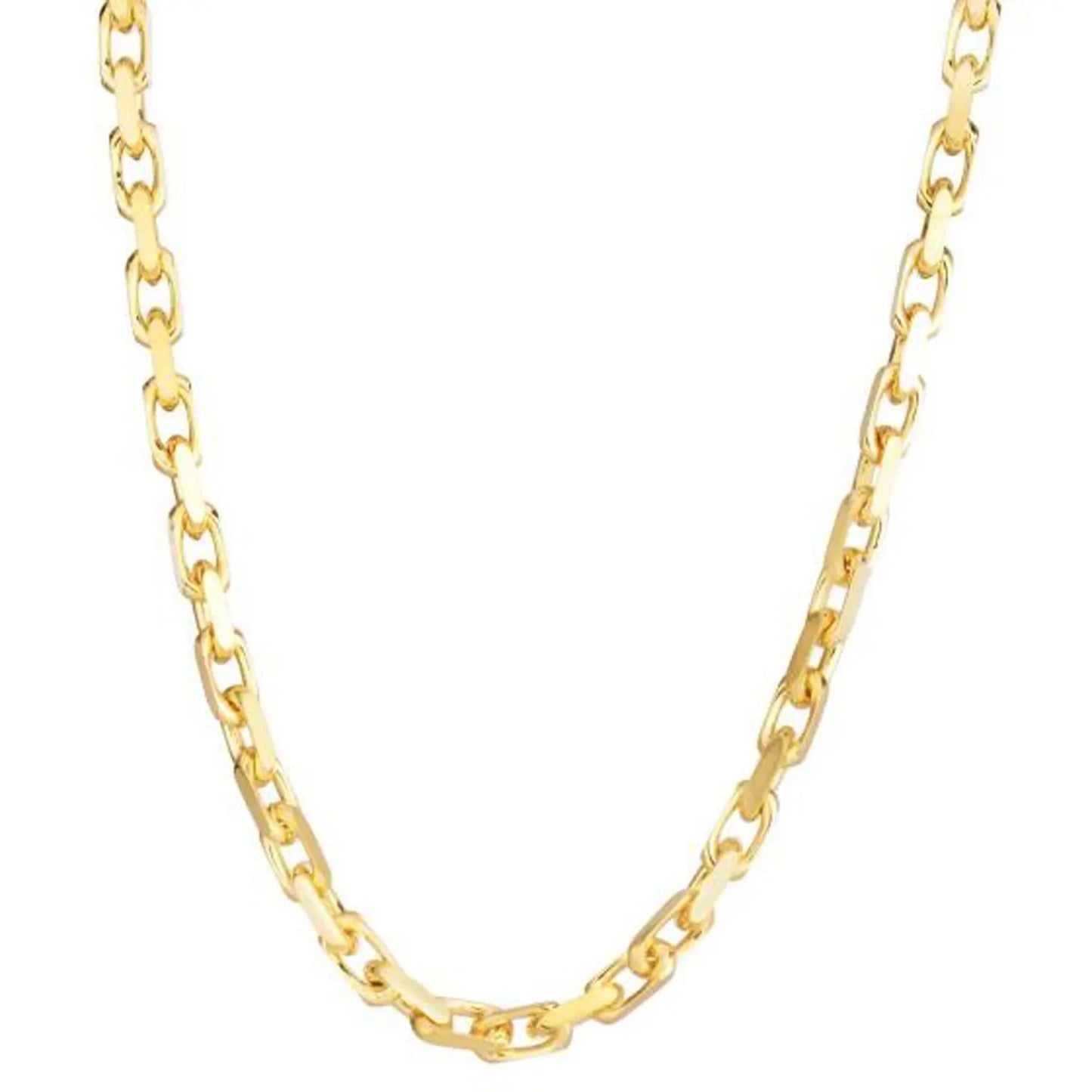 14k Yellow Gold French Cable Link Chain (4.80 mm) RCJ Chains CELESTIA LUXE JEWELLERS