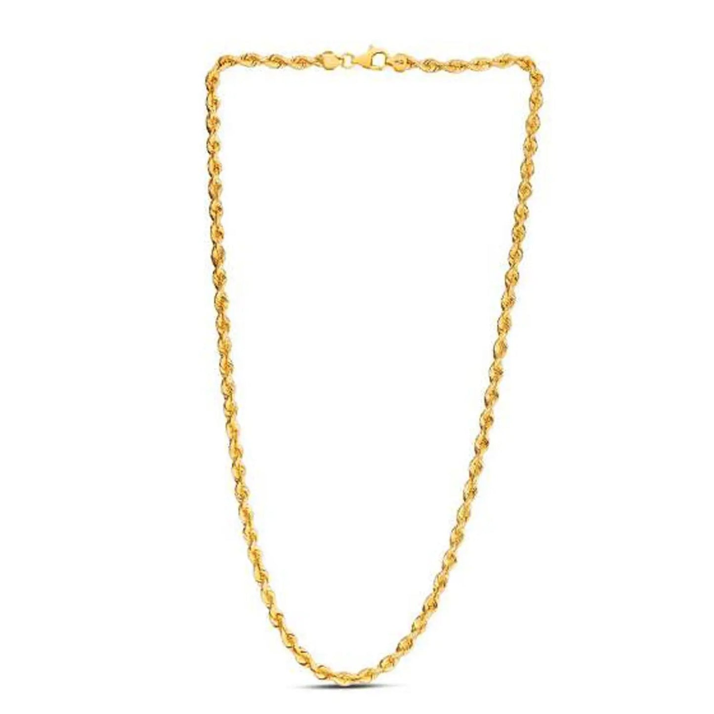 14k Yellow Gold Light Rope Chain (4.3 mm) RCJ Chains CELESTIA LUXE JEWELLERS
