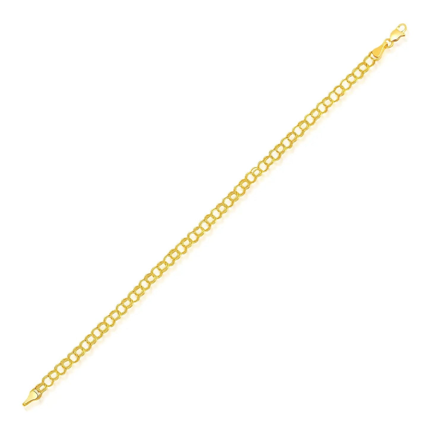 14k Yellow Gold Lite Charm Bracelet (4.00 mm) RCJ Bracelets CELESTIA LUXE JEWELLERS