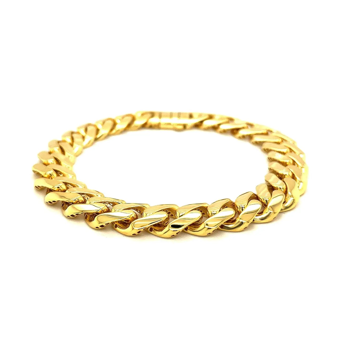 14k Yellow Gold Polished Curb Chain Bracelet (11.50 mm) RCJ Bracelets CELESTIA LUXE JEWELLERS