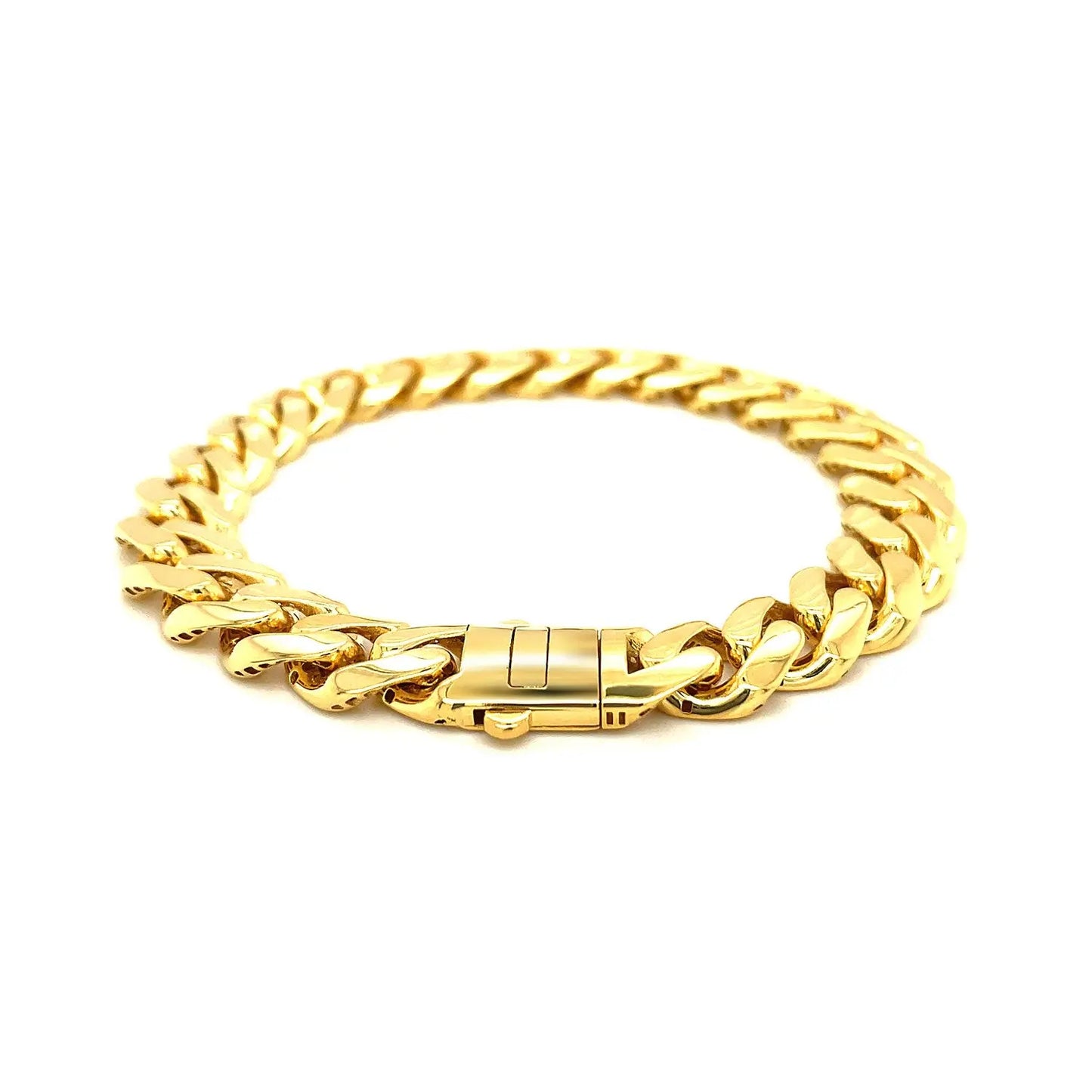 14k Yellow Gold Polished Curb Chain Bracelet (11.50 mm) RCJ Bracelets CELESTIA LUXE JEWELLERS
