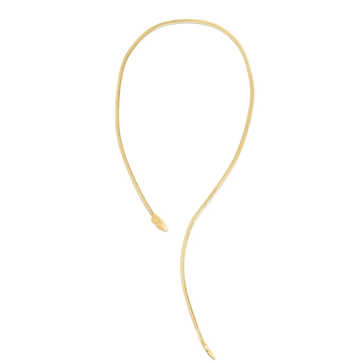 14k Yellow Gold Serpent Necklace RCJ Necklaces CELESTIA LUXE JEWELLERS