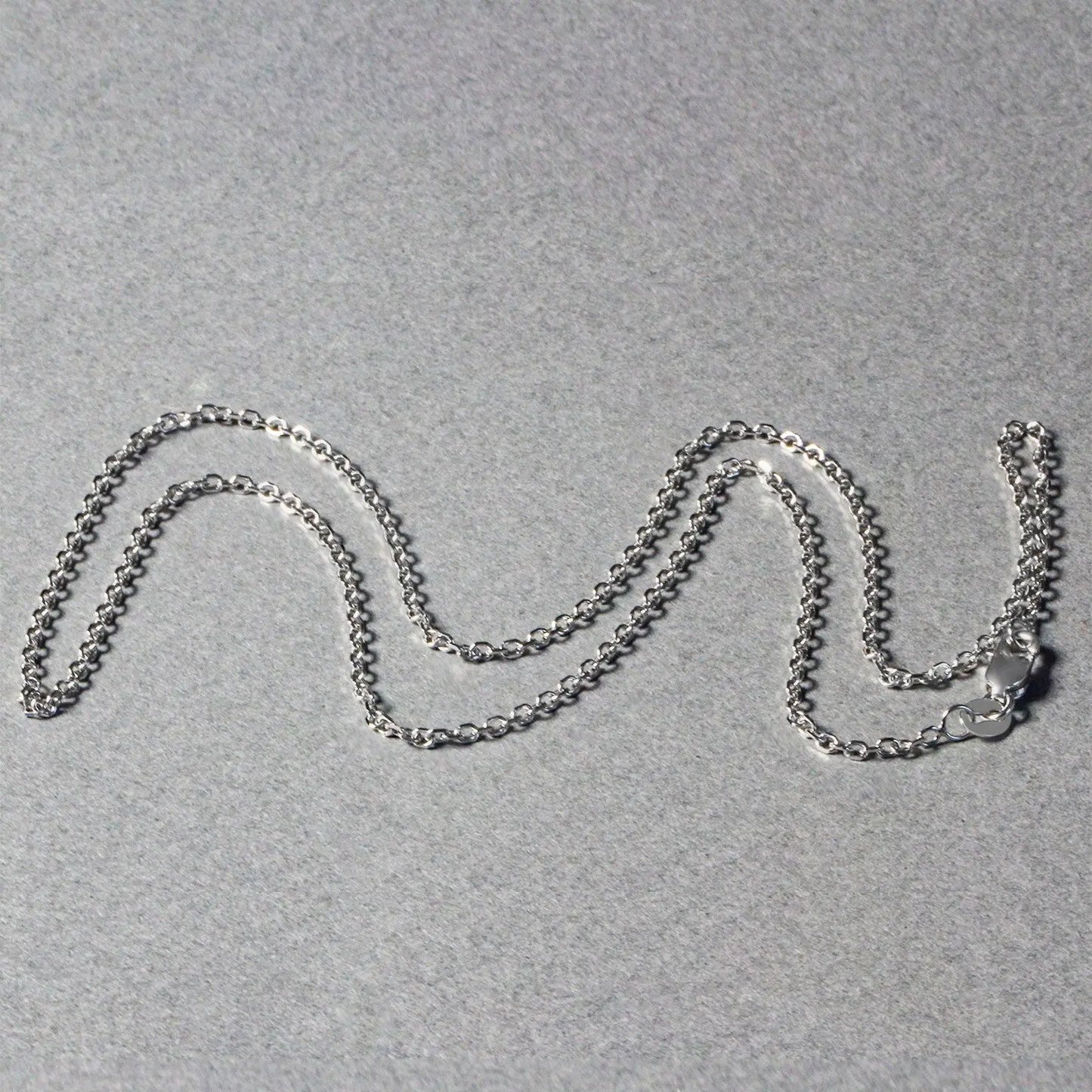 18k White Gold Diamond Cut Cable Link Chain (1.40 mm) RCJ Chains CELESTIA LUXE JEWELLERS