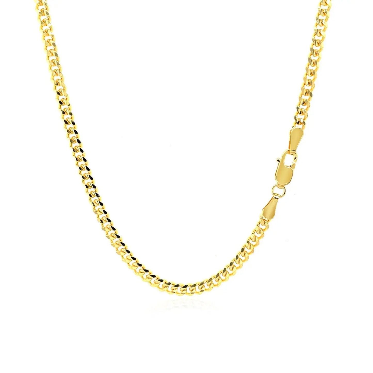 3.30mm 14K Yellow Gold Gourmette Chain RCJ Chains CELESTIA LUXE JEWELLERS