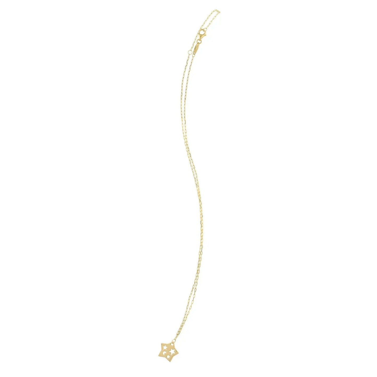 Cutout Star Necklace in 14K Yellow Gold RCJ Necklaces CELESTIA LUXE JEWELLERS