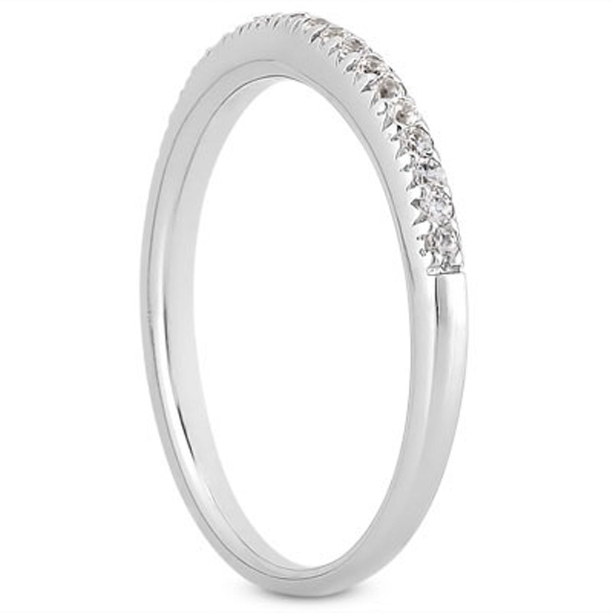 14k White Gold Fancy Engraved Pave Diamond Wedding Ring Band RCJ Rings CELESTIA LUXE JEWELLERS