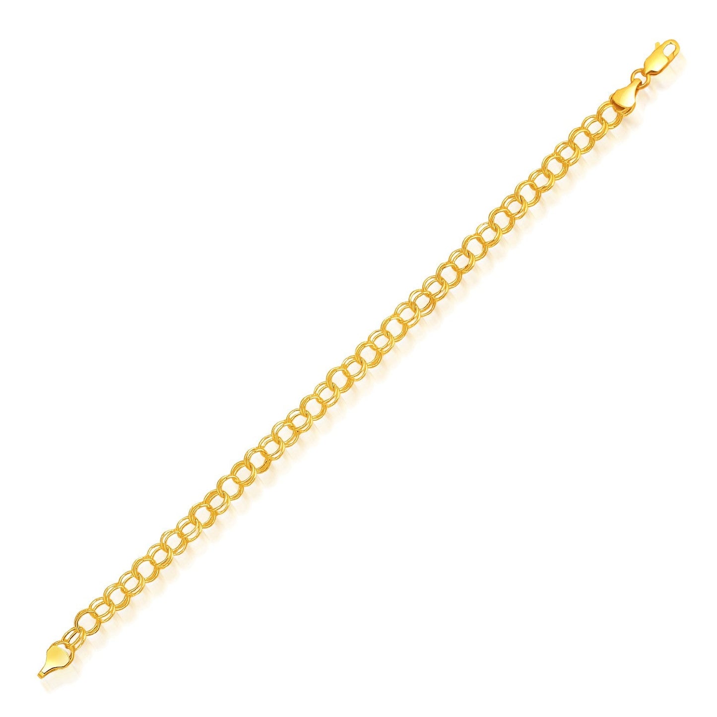 14k Yellow Gold Lite Charm Bracelet (5.00 mm) RCJ Bracelets CELESTIA LUXE JEWELLERS