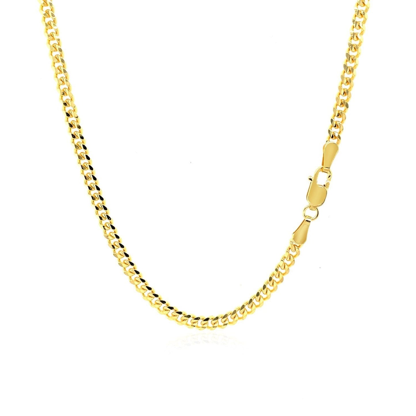 3.60mm 14K Yellow Gold Gourmette Chain RCJ Chains CELESTIA LUXE JEWELLERS