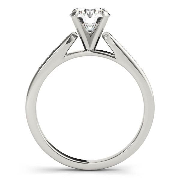 14k White Gold Single Row Diamond Engagement Ring (1 cttw) RCJ Rings CELESTIA LUXE JEWELLERS