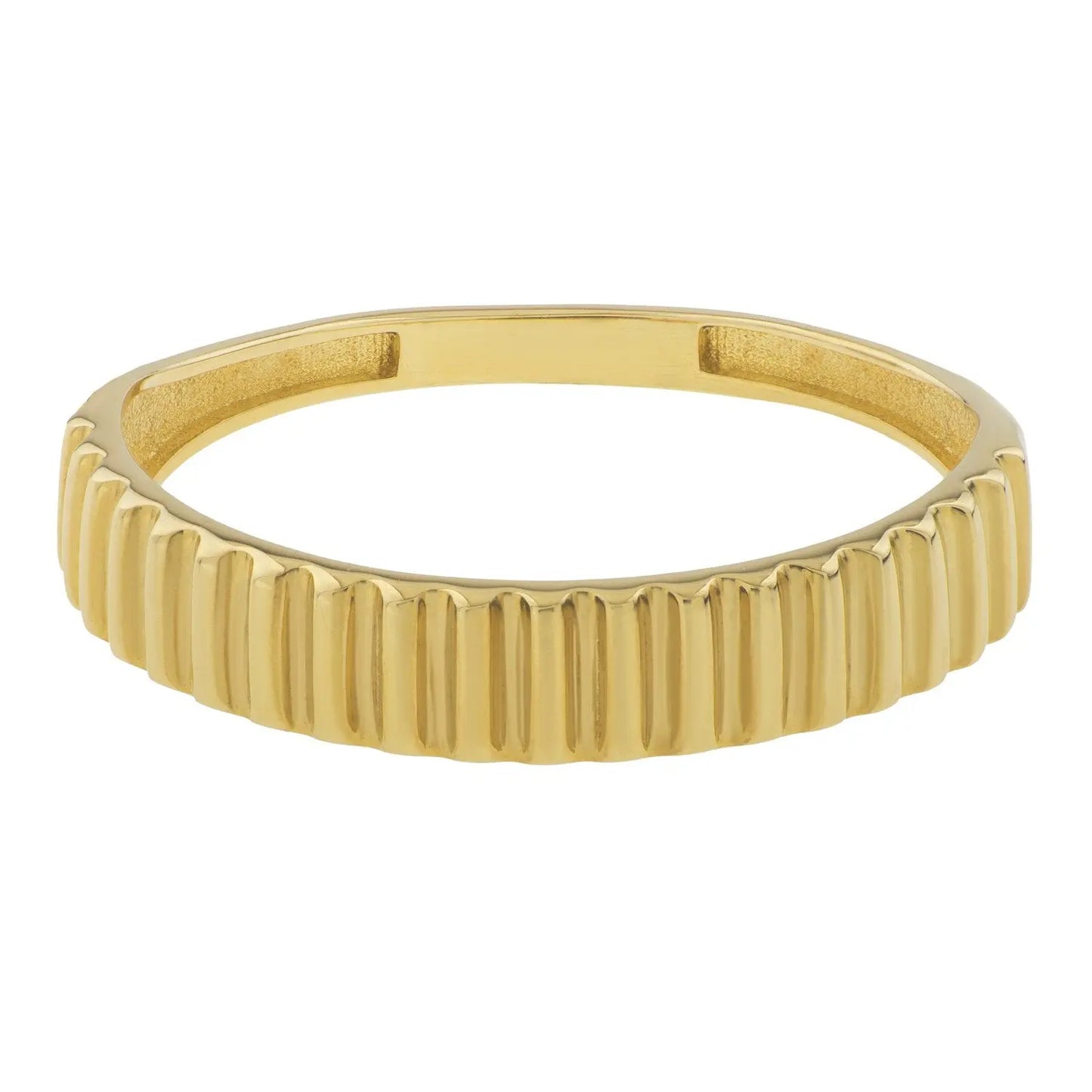 Graduated Ridge Ring in 14K Yellow Gold (1.80 mm) RCJ Rings CELESTIA LUXE JEWELLERS