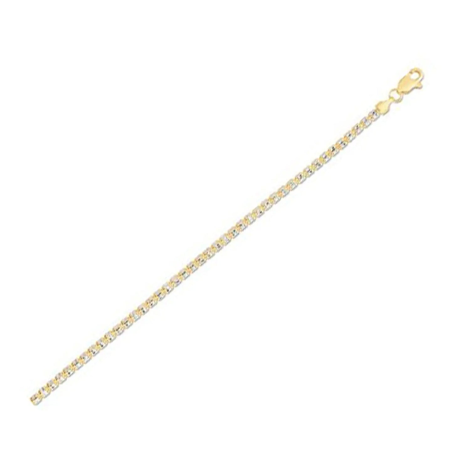 Ice Barrel Chain in 14k Yellow Gold (2.70 mm) RCJ Chains CELESTIA LUXE JEWELLERS