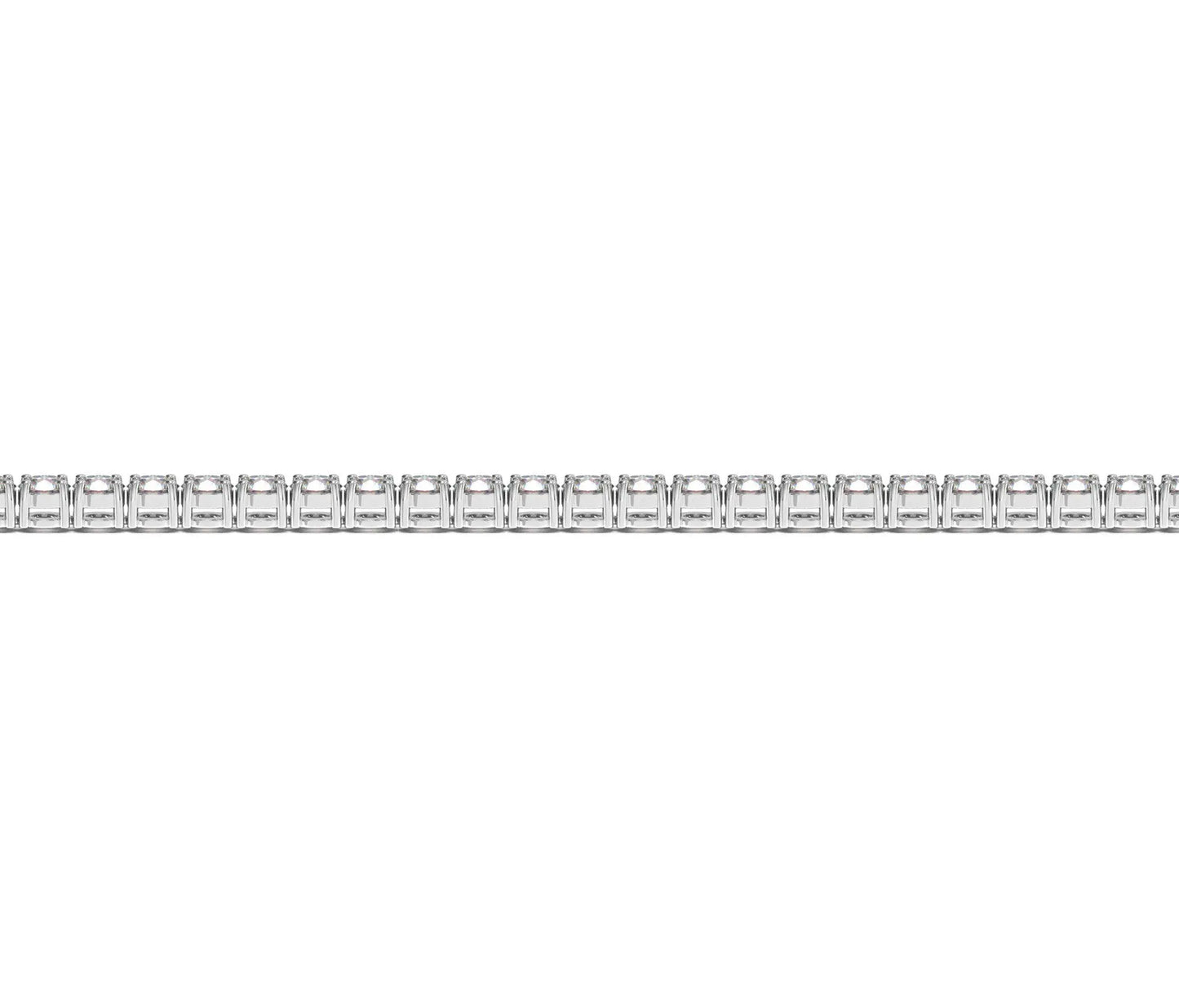 Lab Grown Round Diamond Tennis Bracelet in 14k White Gold (3 cctw F/G VS2/SI1) RCJ Bracelets CELESTIA LUXE JEWELLERS