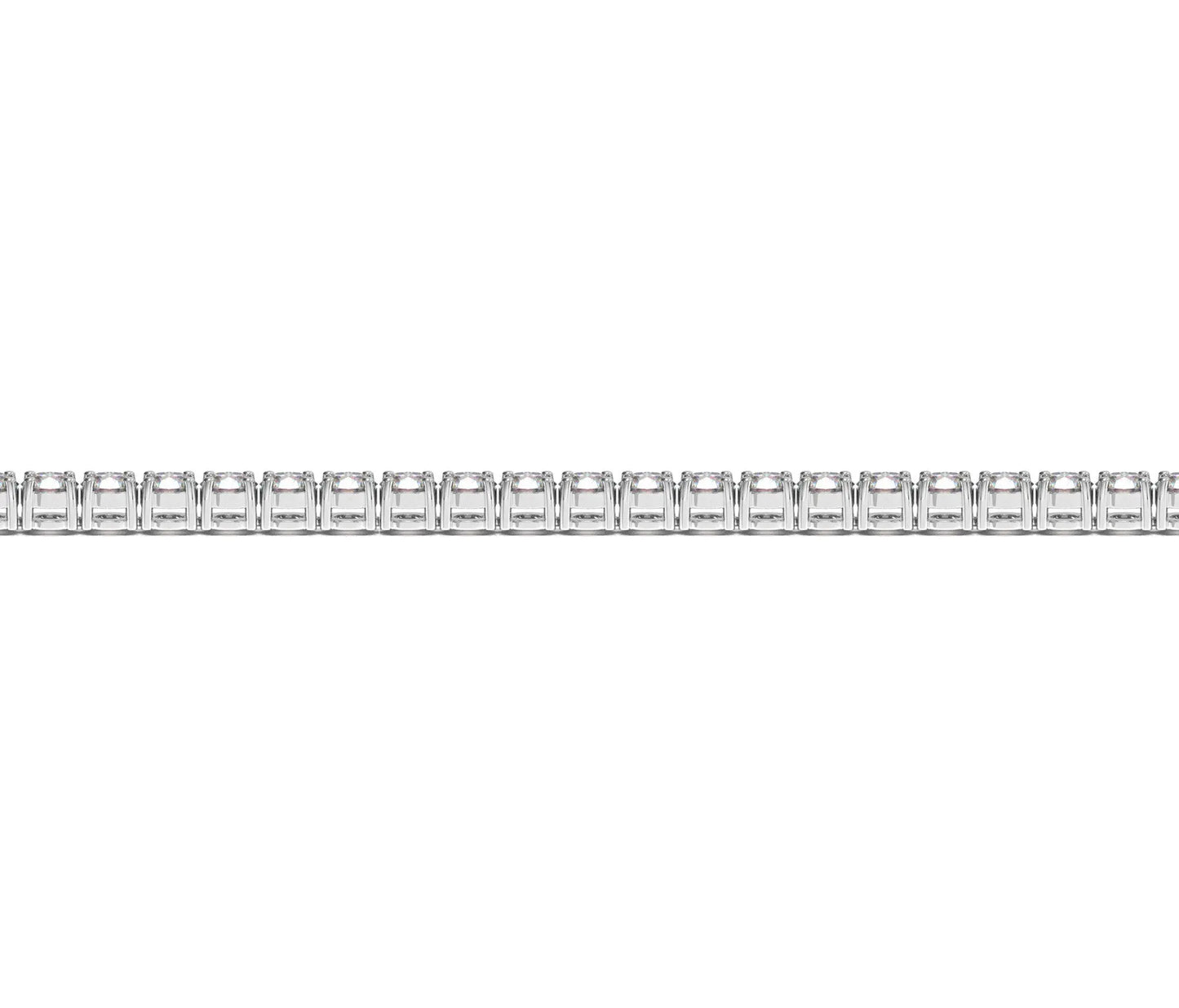 Lab Grown Round Diamond Tennis Bracelet in 14k White Gold (4 cctw F/G VS2/SI1) RCJ Bracelets CELESTIA LUXE JEWELLERS