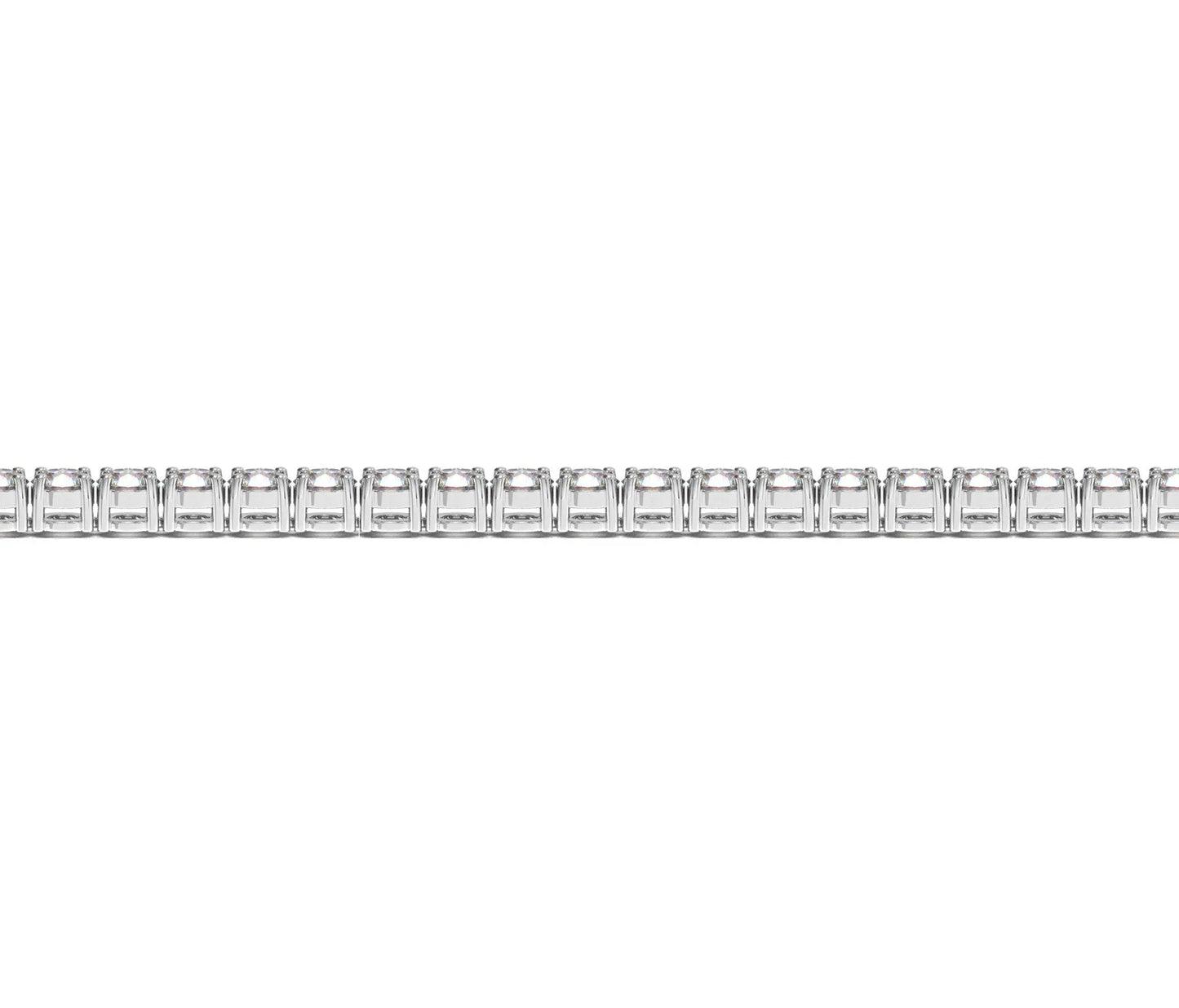 Lab Grown Round Diamond Tennis Bracelet in 14k White Gold (5 cctw F/G VS2/SI1) RCJ Bracelets CELESTIA LUXE JEWELLERS