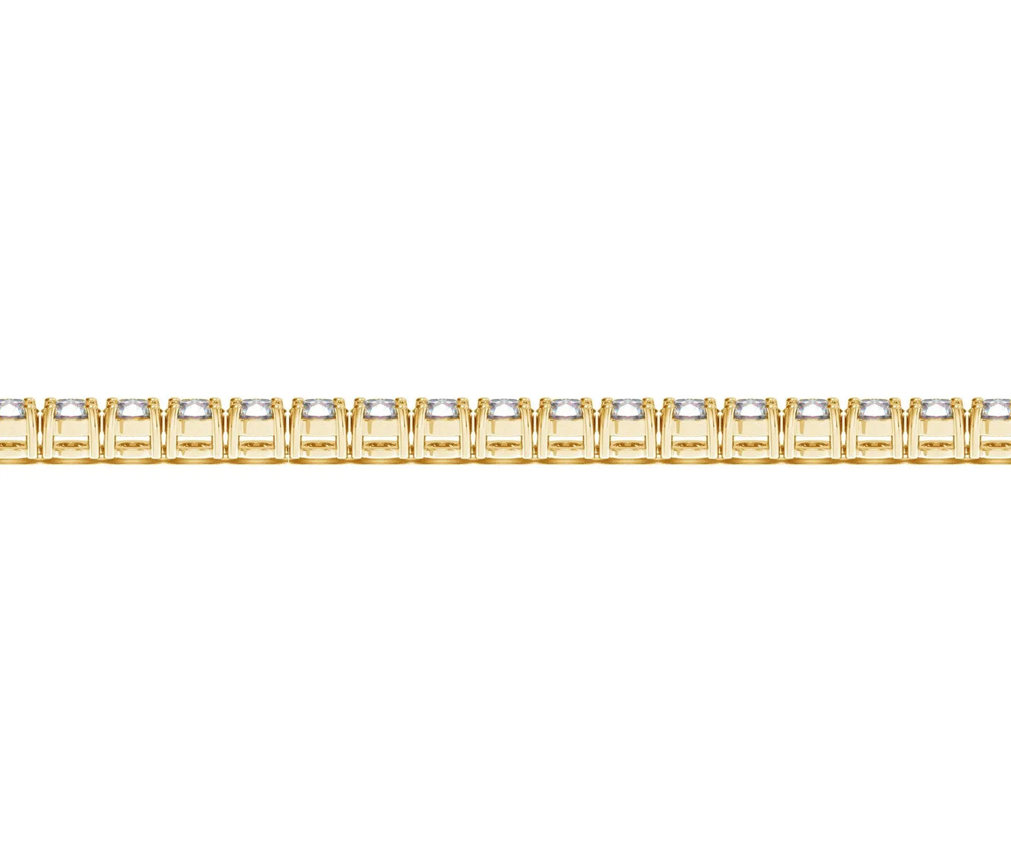 Lab Grown Round Diamond Tennis Bracelet in 14k Yellow Gold (6 cctw F/G VS2/SI1) RCJ Bracelets CELESTIA LUXE JEWELLERS