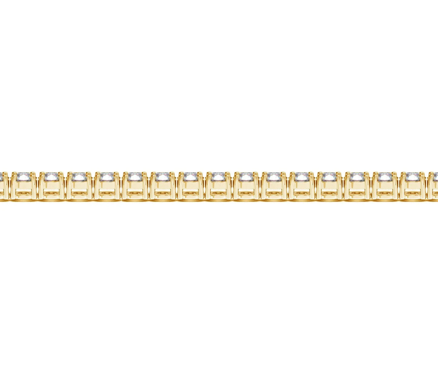 Lab Grown Round Diamond Tennis Bracelet in 14k Yellow Gold (7 cctw F/G VS2/SI1) RCJ Bracelets CELESTIA LUXE JEWELLERS