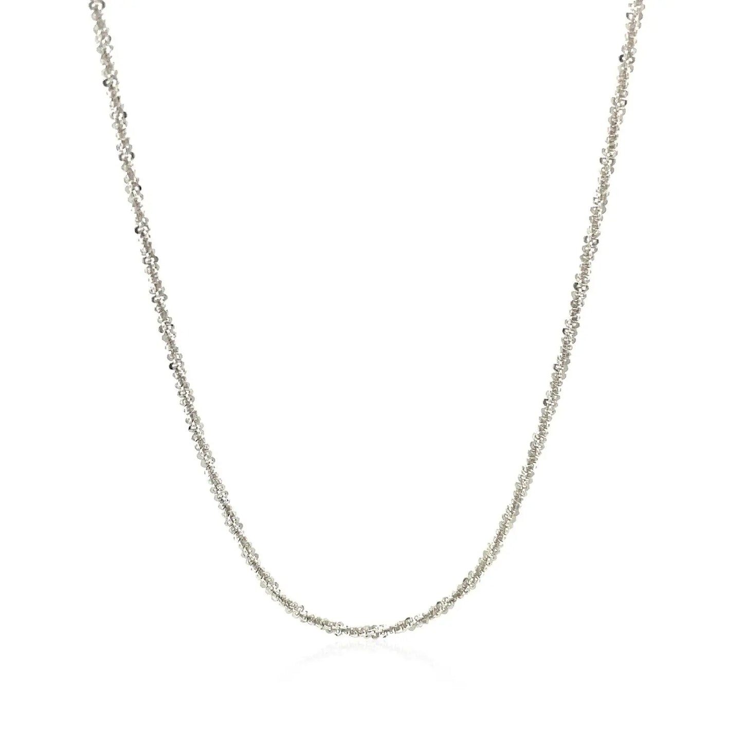 Sterling Silver 1.5mm Adjustable Sparkle Chain (1.50 mm) RCJ Chains CELESTIA LUXE JEWELLERS