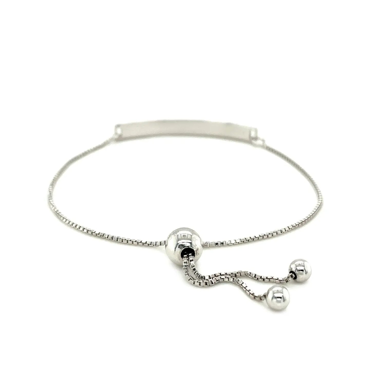 Sterling Silver Adjustable I Love You to the Moon and Back Bracelet (1.20 mm) RCJ Bracelets CELESTIA LUXE JEWELLERS