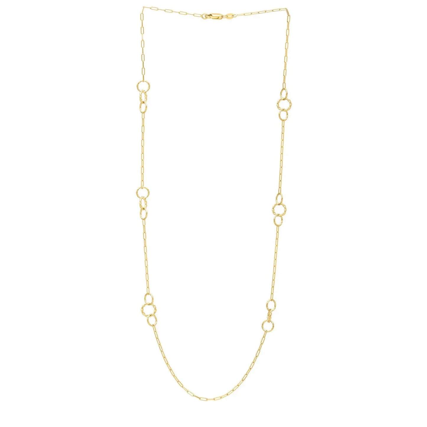Twistted Link Necklace in 14K Yellow Gold RCJ Necklaces CELESTIA LUXE JEWELLERS