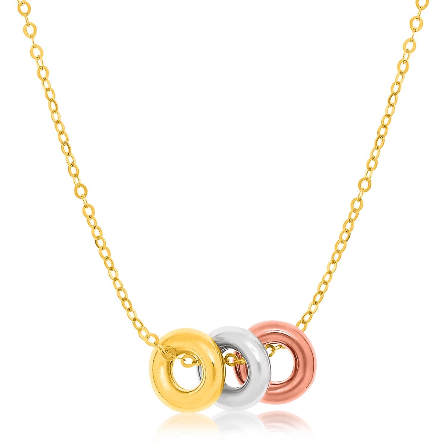 Tri-colored-necklace CELESTIA LUXE JEWELLERS