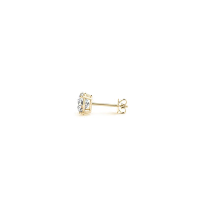 1/2 cttw Lab Grown Round Diamond Stud Earrings 14k Yellow Gold (G/VS2) RCJ Earrings  CELESTIA LUXE JEWELLERS