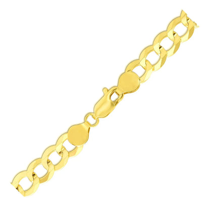 10k Yellow Gold Curb Bracelet (7.00 mm) RCJ Bracelets  CELESTIA LUXE JEWELLERS