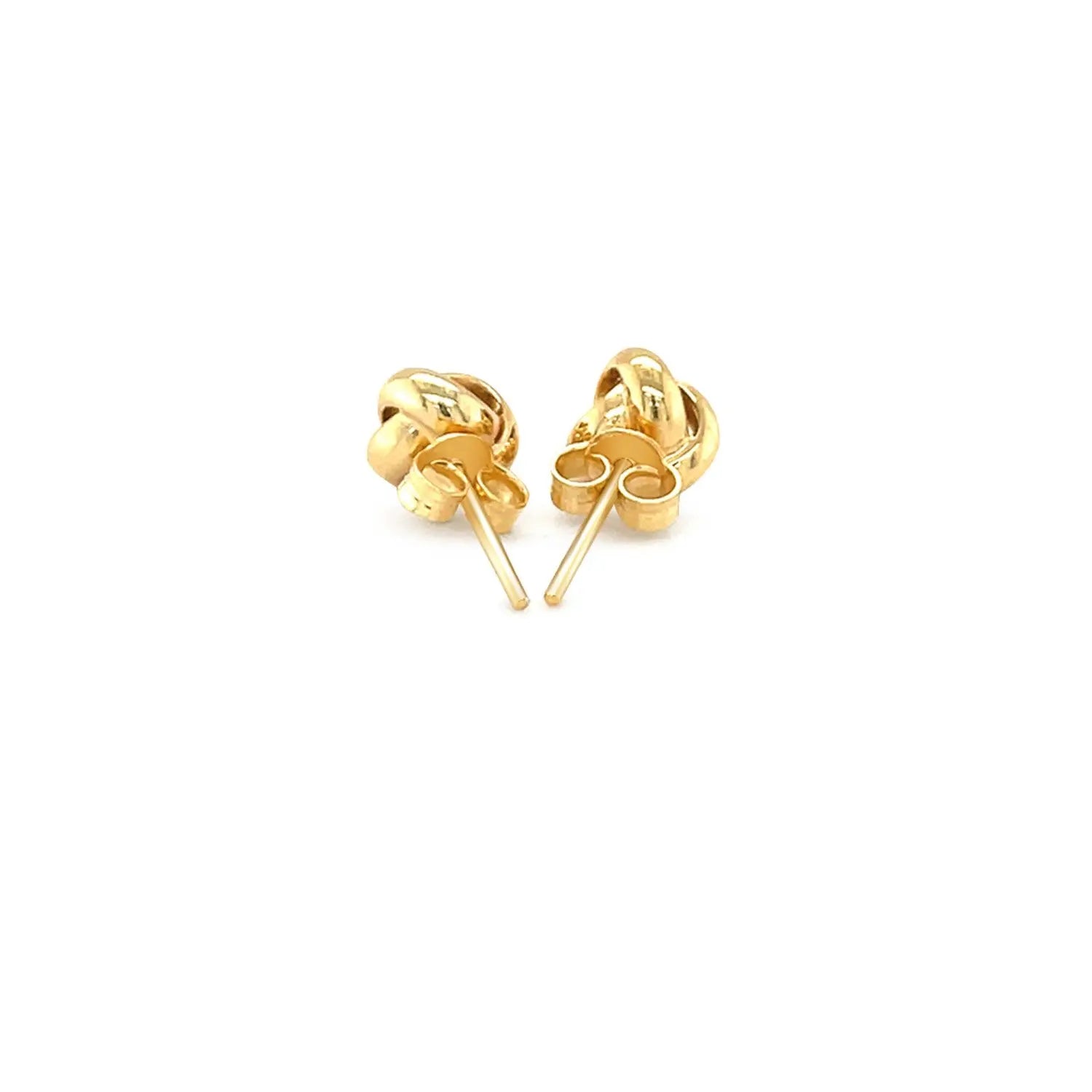 10k Yellow Gold Love Knot Stud Earrings(9mm) RCJ Earrings  CELESTIA LUXE JEWELLERS