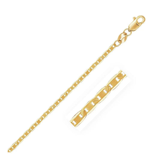 10k Yellow Gold Mariner Link Bracelet (1.70 mm) RCJ Bracelets  CELESTIA LUXE JEWELLERS