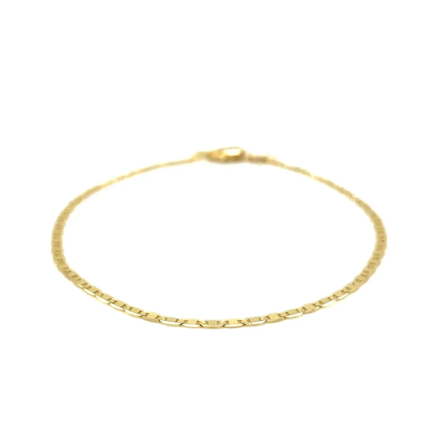 10k Yellow Gold Mariner Link Bracelet (1.70 mm) RCJ Bracelets  CELESTIA LUXE JEWELLERS