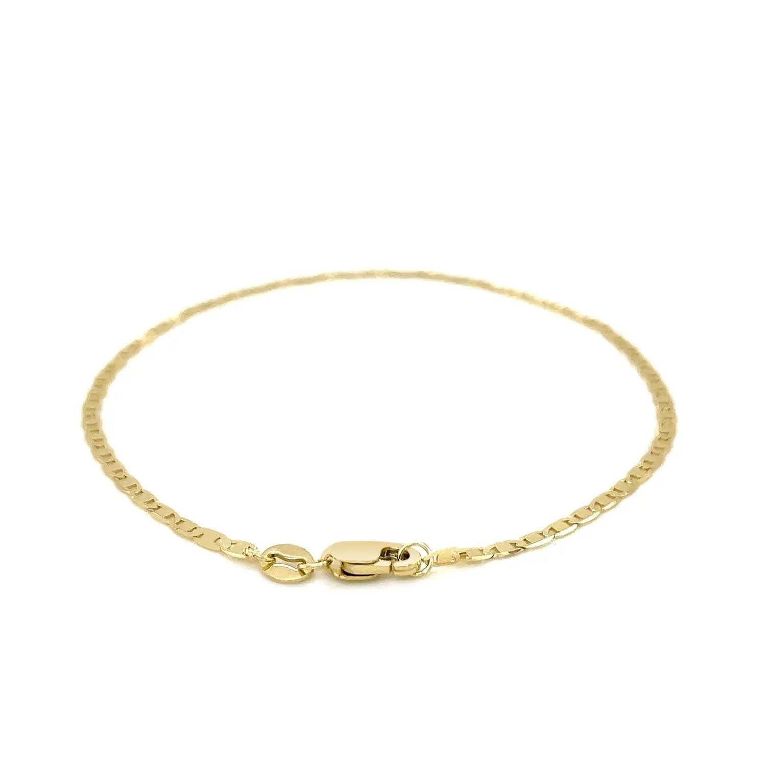10k Yellow Gold Mariner Link Bracelet (1.70 mm) RCJ Bracelets  CELESTIA LUXE JEWELLERS