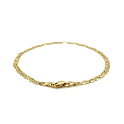 10k Yellow Gold Mariner Link Bracelet (3.20 mm) RCJ Bracelets  CELESTIA LUXE JEWELLERS