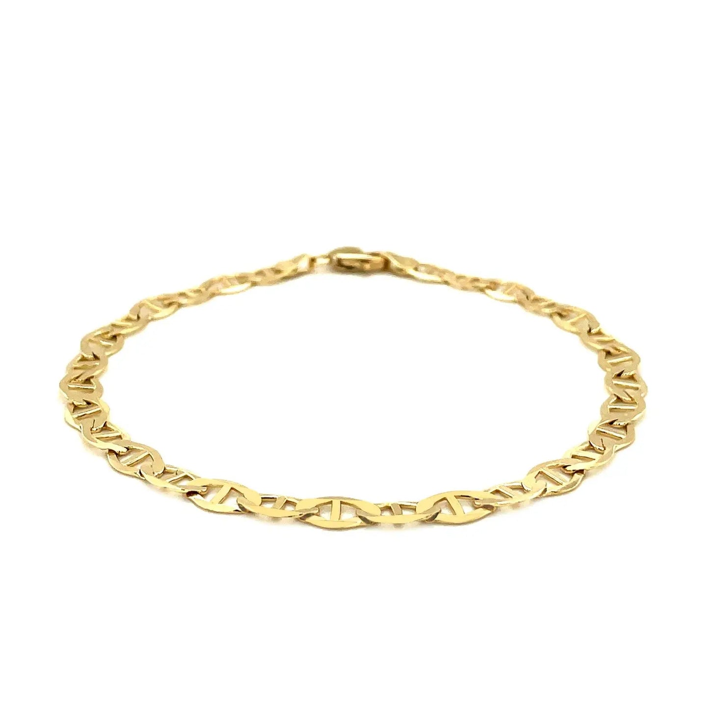 10k Yellow Gold Mariner Link Bracelet (5.10 mm) RCJ Bracelets  CELESTIA LUXE JEWELLERS