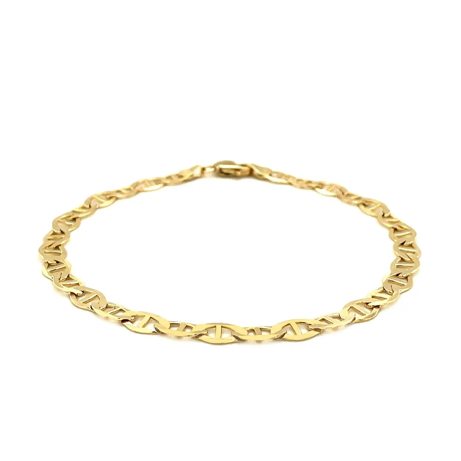 10k Yellow Gold Mariner Link Bracelet (5.10 mm) RCJ Bracelets  CELESTIA LUXE JEWELLERS