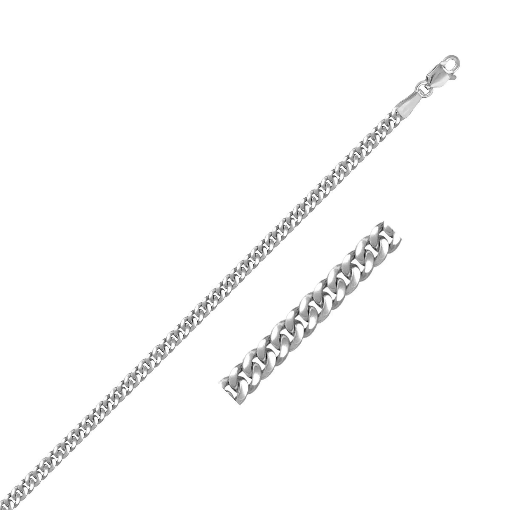 14K White Gold Gourmette Chain (2.80 mm) RCJ Chains  CELESTIA LUXE JEWELLERS