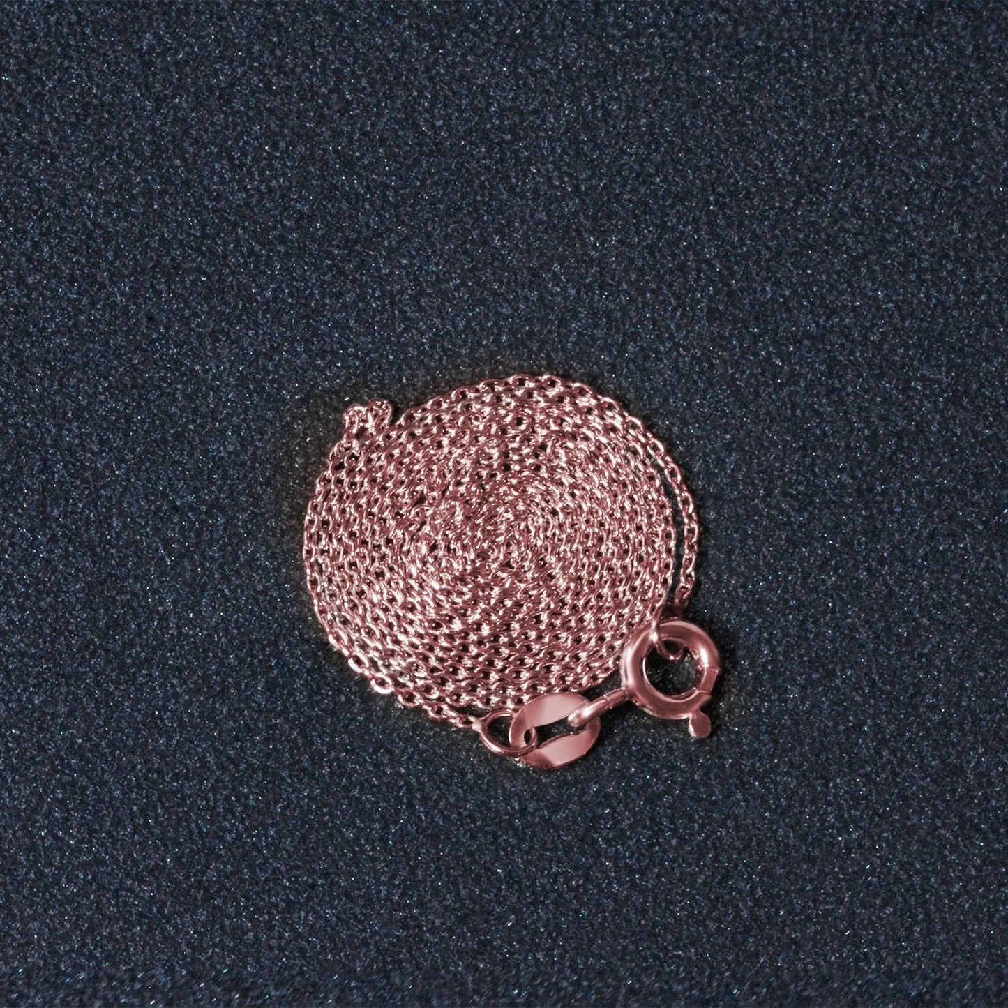 14k Pink Gold Oval Cable Link Chain (0.97 mm) RCJ Chains  CELESTIA LUXE JEWELLERS