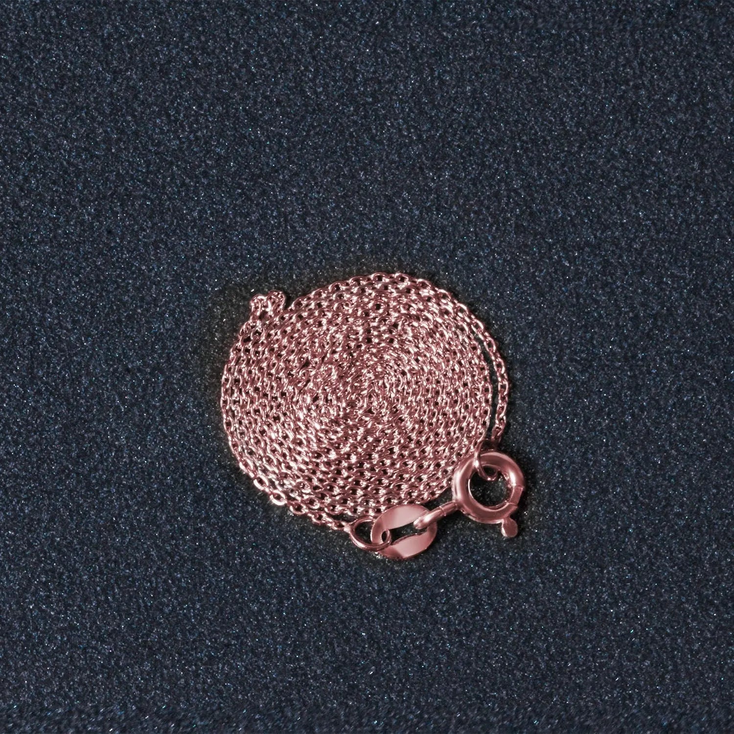 14k Pink Gold Oval Cable Link Chain (0.97 mm) RCJ Chains  CELESTIA LUXE JEWELLERS
